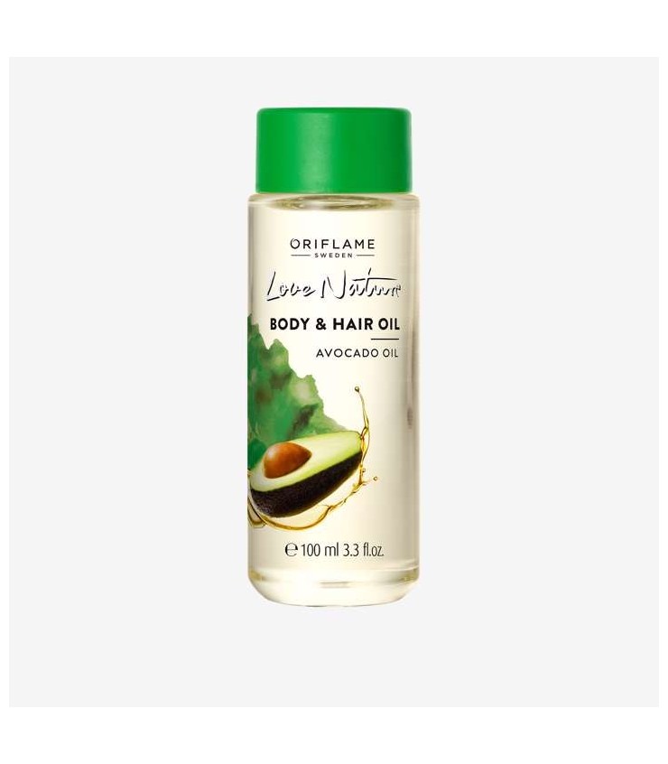 روغن مو و بدن آواکادو لاونیچر
