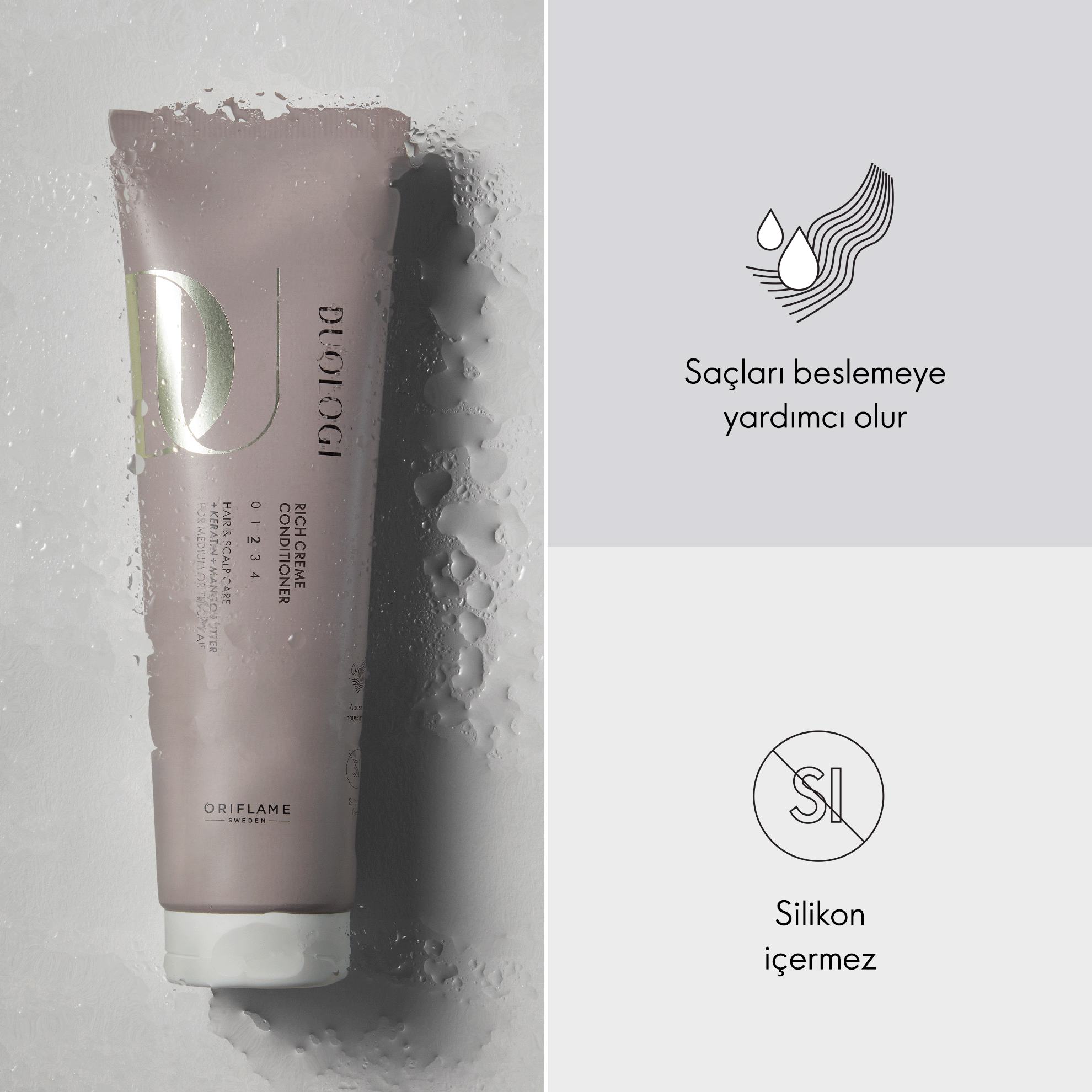 نرم کننده مو ریچ دئولوژی oriflame - تصویر 2